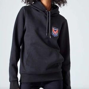 BNWT Women's Mondetta Tribe Hoodie (Black) and Summit Logo Tee (Red), Large